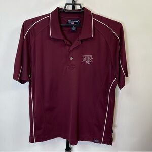 Pro Celebrity Texas A&M Maroon Polo Shirt Size XL Men’s